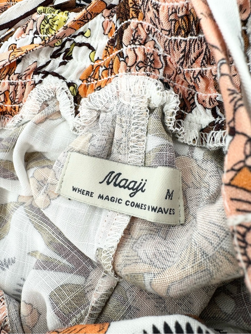 Maaji Cremon Aurora Tropical Floral Long Dress or Cover-up - Picture 10 of 15